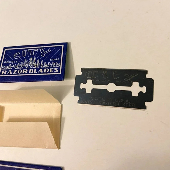Vintage City Razor Blades Double Edge USA Lot of 5 - Picture 9 of 16